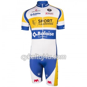 Cykeltrøje + Cykelshorts 2018 Sport Vlaanderen-Baloise N001